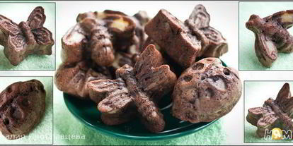 Шаг 1: шоколадных пирожных с бананом