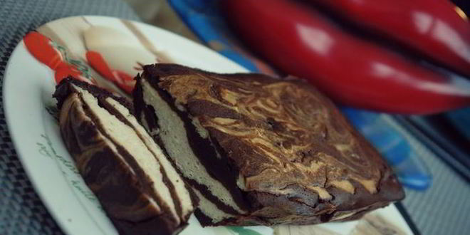 Рецепт творожно-бананового брауни