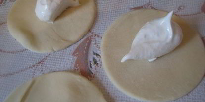 Шаг 2: воздушних пирожных мидий