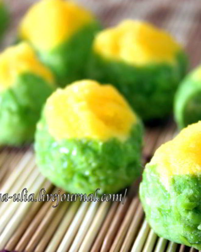 Рецепт японских пирожных тякин сибори