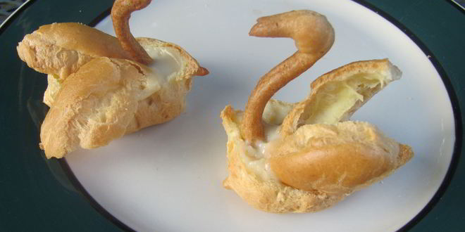 Рецепт заварных пирожных лебедей