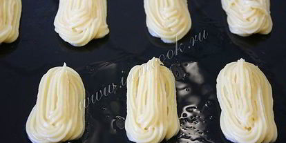 Шаг 7: заварных пирожных с кремом из сгущенного молока