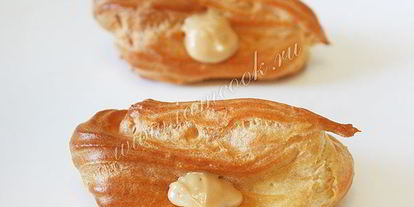 Шаг 10: заварных пирожных с кремом из сгущенного молока