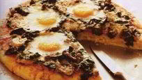 Рецепт Флорентийской пиццы с яйцами