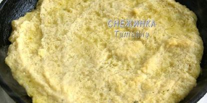 Шаг 3: картофельной пиццы на сковороде