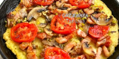 Шаг 4: картофельной пиццы на сковороде