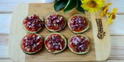 Шаг 3: мини-пиццы на баклажанах