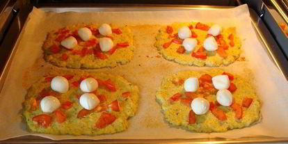 Шаг 3: мини-пицц из цветной капусты