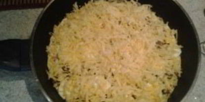 Шаг 3: пиццы 10 минут на сковороде