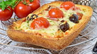 Рецепт Пиццы из хлеба