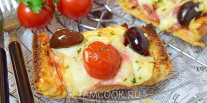 Шаг 14: пиццы из хлеба