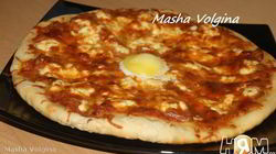 Рецепт Пиццы Карбонара с яйцом