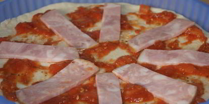 Шаг 4: пиццы карбонара с яйцом