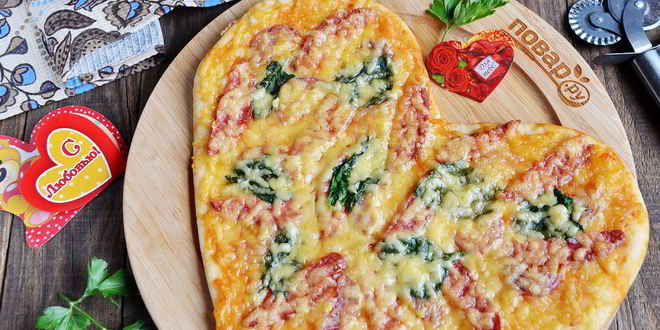 Рецепт пиццы на 14 февраля