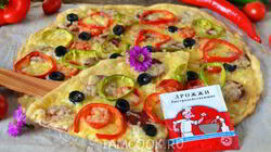 Рецепт Пиццы на дрожжевом тесте в духовке