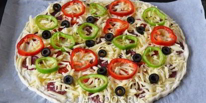 Шаг 13: пиццы на дрожжевом тесте в духовке