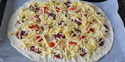 Шаг 12: пиццы на дрожжевом тесте в духовке