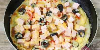 Шаг 5: пиццы на кефире на сковороде