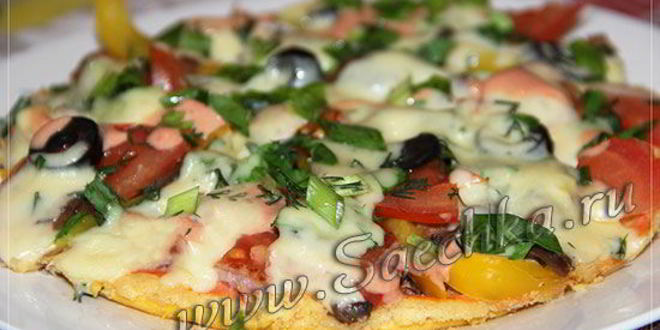 Рецепт пиццы по дюкану