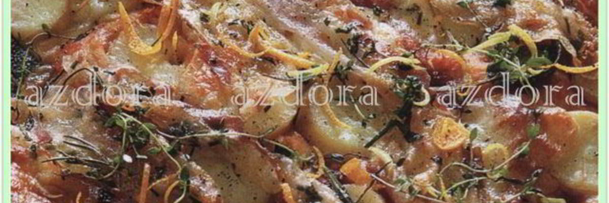 Рецепт Пиццы по-крестьянски с грудинкой