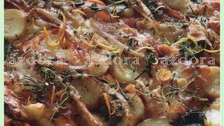 Рецепт Пиццы по-крестьянски с грудинкой