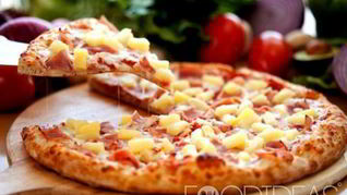 Рецепт Пиццы с курицей и ананасами