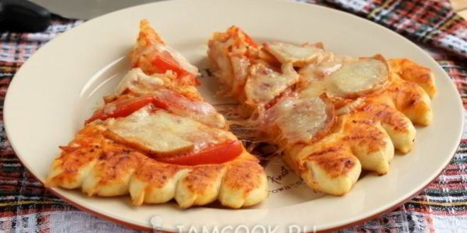 Рецепт пиццы с мясом