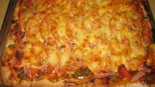 Рецепт Пиццы в духовке на майонезе