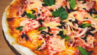 Рецепт Пиццы в микроволновой печи