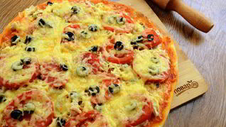 Рецепт Тонкой пиццы на дрожжевом тесте