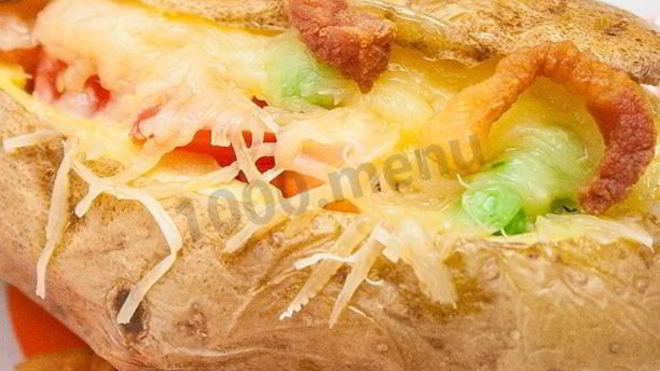 Рецепт Вкуснейшей пиццы в картофеле