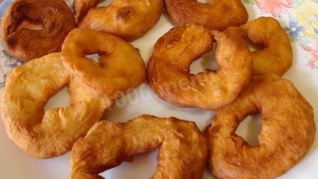 Рецепт Пончиков дрожжевых жареных в масле