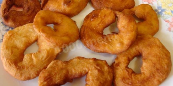 Рецепт Пончиков дрожжевых жареных в масле