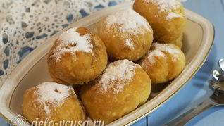 Рецепт Пончиков из творога