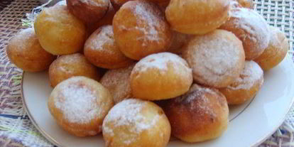 Шаг 2: пончиков картофельных со смородиновым соусом