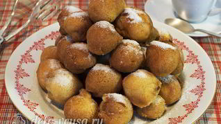 Рецепт Пончиков на сгущенном молоке