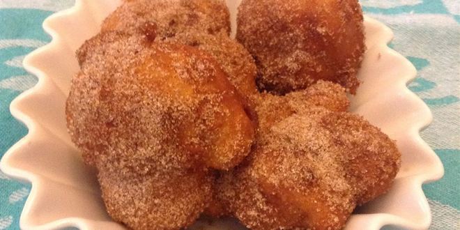 Рецепт пончиков с яблоками