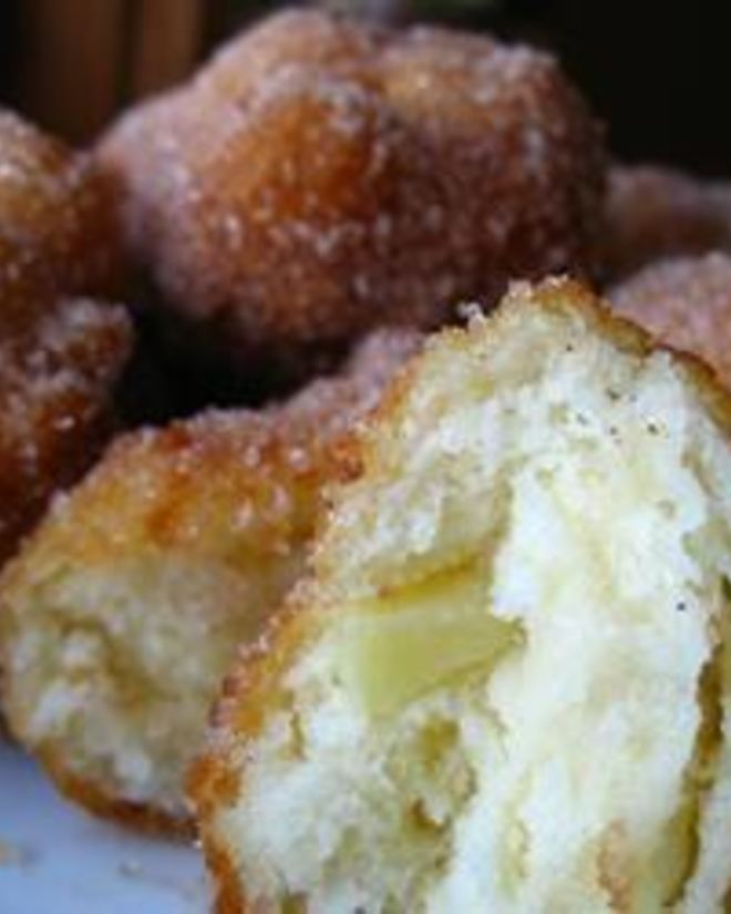 Рецепт пончиков с яблоками