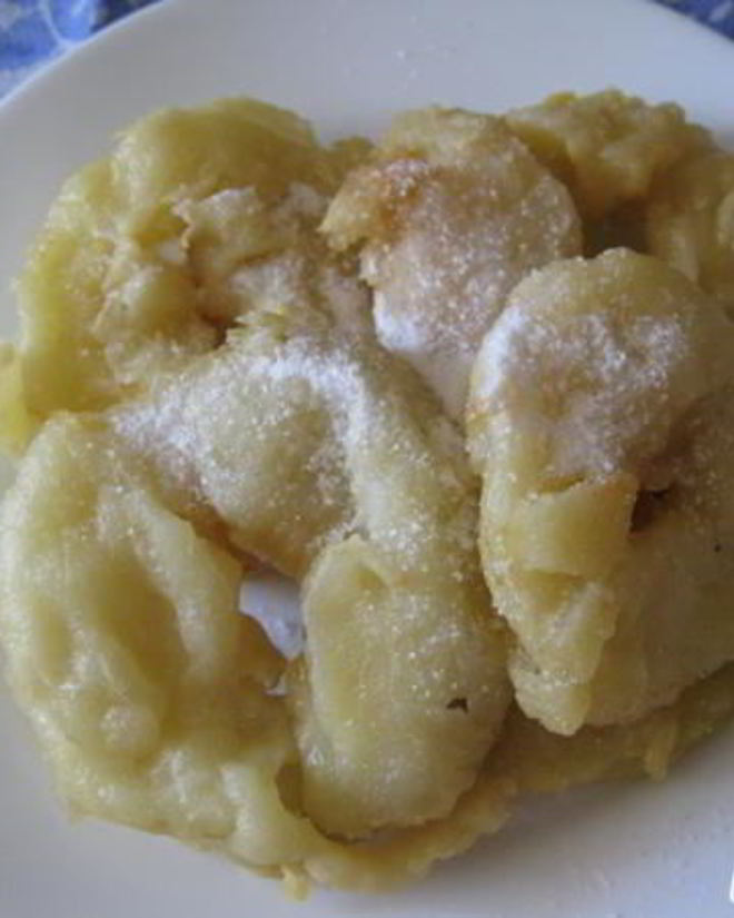 Рецепт пончиков с яблоком