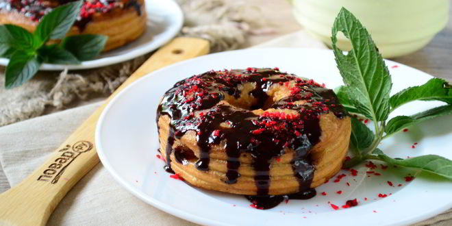 Рецепт пончиков во фритюре с шоколадом