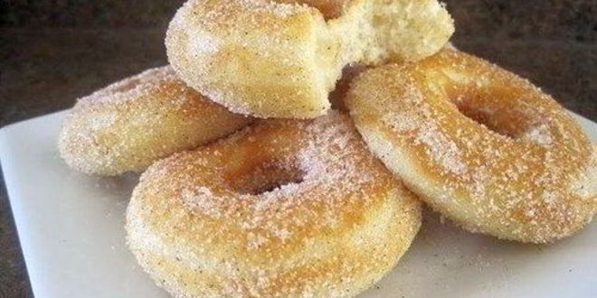 Рецепт пышных пончиков с корицей