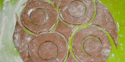 Шаг 6: шоколадных пончиков