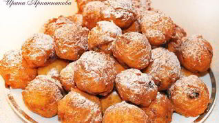 Рецепт Творожных пончиков с изюмом