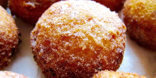 Рецепт Творожных пончиков с корицей