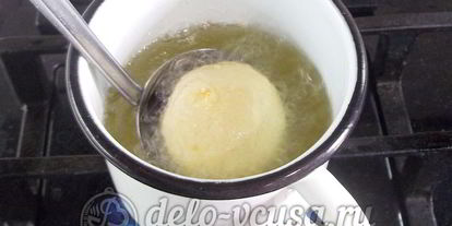 Шаг 7: творожных пончиков с шоколадом