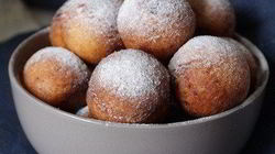 Рецепт Творожных пончиков в сахарной пудре