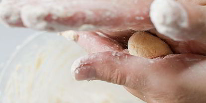 Шаг 2: творожных пончиков в сахарной пудре