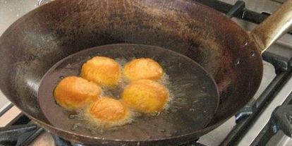 Шаг 13: тыквенных пончиков с кольцами кальмаров