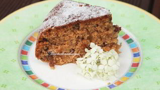 Рецепт Чайной коврижки с изюмом и орехами в мультиварке