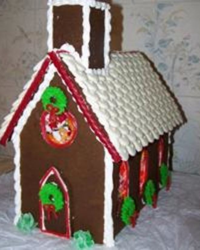 Рецепт домика из пряничного теста